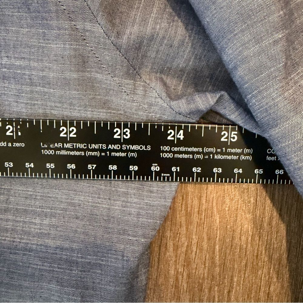 Express Fitted Button Down Shirt Men’s XL Gray Long Sleeve Cotton Casual Shirt - Picture 7 of 10